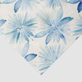 Shibori Blauw Japans Textiel Art nr. 4 Tissuepapier (Detail)