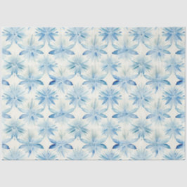 Shibori Blauw Japans Textiel Art nr. 4 Tissuepapier