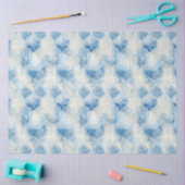 Shibori Blauw Japans Textiel Art nr. 6 Tissuepapier (Craft)