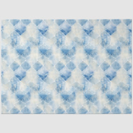 Shibori Blauw Japans Textiel Art nr. 6 Tissuepapier