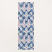 Shibori Blauwe Tie Dye Japan Traditioneel Patroon  Yogamat (Voorkant)