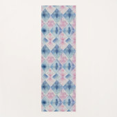 Shibori Blauwe Tie Dye Japan Traditioneel Patroon  Yogamat (Voorkant)
