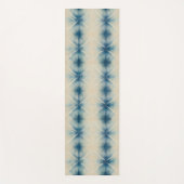 Shibori Blauwe Tie Dye Japan Traditioneel patroon  Yogamat (Voorkant)