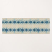 Shibori Blauwe Tie Dye Japan Traditioneel patroon  Yogamat (Voorkant (horizontaal))