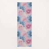 Shibori Blauwe Tie Dye Japan Traditioneel Patroon  Yogamat (Voorkant)