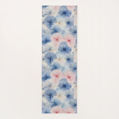 Shibori Blauwe Tie Dye Japan Traditioneel Patroon  Yogamat (Achterkant)