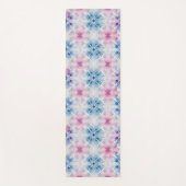 Shibori Blauwe Tie Dye Japan Traditioneel Patroon  Yogamat (Voorkant)