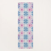 Shibori Blauwe Tie Dye Japan Traditioneel Patroon  Yogamat (Achterkant)
