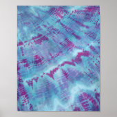 Shibori Blue Bohemian Poster (Voorkant)