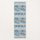 Shibori Blue Tie Dye Japan Traditioneel patroon No Yogamat (Voorkant)