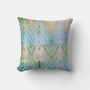 Shibori Chevron Pattern Art Kussen