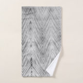Shibori Dye Grijs Chevron Boho Badhanddoek Set Bad Handdoek (Handdoek)