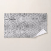Shibori Dye Grijs Chevron Boho Badhanddoek Set Bad Handdoek (Handdoek)