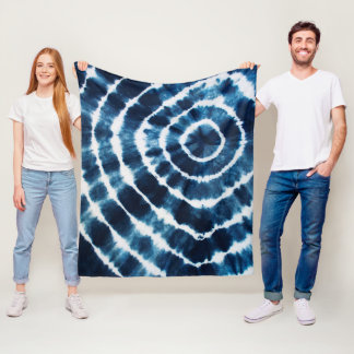 Shibori Fleece Deken