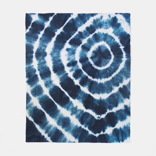 Shibori Fleece Deken (Voorkant)