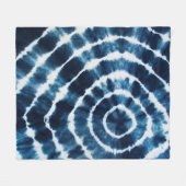 Shibori Fleece Deken (Voorkant (Horizontaal))