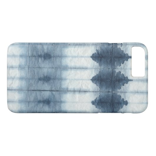 Shibori Indigio Print Case-Mate iPhone Case (Achterkant (Horizontaal))