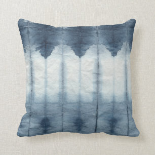 Shibori Indigio Print Kussen
