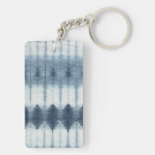 Shibori Indigio Print Sleutelhanger (achterkant)