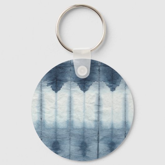 Shibori Indigio Print Sleutelhanger (Voorkant)