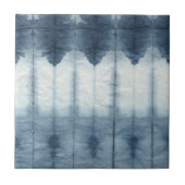 Shibori Indigio Print Tegeltje (Voorkant)