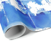 Shibori indigo blue cadeaupapier (Rol Hoek)
