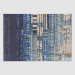 Shibori Indigo Mudcloth Quilt Tissuepapier