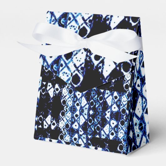 Shibori inspireerde de gunstdoos bedankdoosjes (Voorkant Zijde)