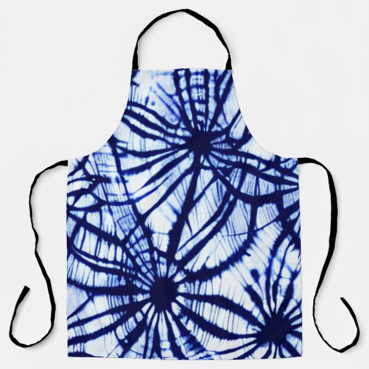 Shibori Pattern Tie Dye Schort (Voorkant)