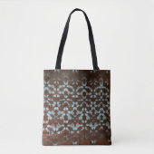 Shibori Print Pattern Canvas tas (Voorkant)