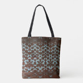 Shibori Print Pattern Canvas tas (Achterkant)