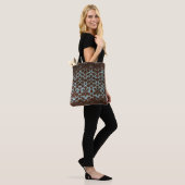 Shibori Print Pattern Canvas tas (Op model)