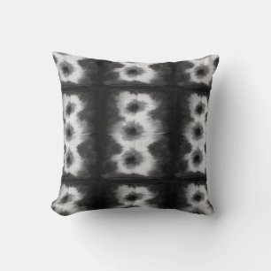 Shibori Stof Boho Zwart-wit Tie Dye Kussen