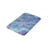 Shibori Tie Dye Blue Paars Pattern Badmat (Gekanteld)