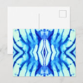 Shibori Tie Dye Postkaart (Voorkant / Achterkant)