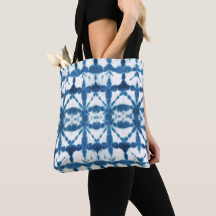 Shibori Tie Dye Print Nieuwigheid Tote Bag