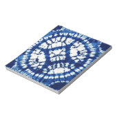 Shibori Tie Dye South Zeeen Indigo Batik Notitieblok (Linkerzijde)
