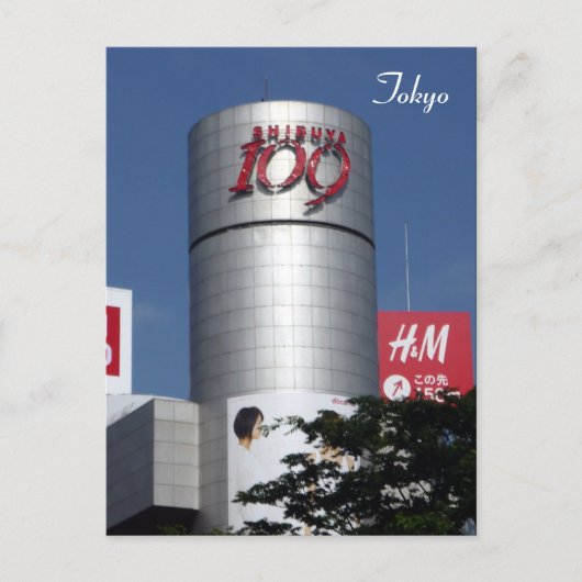 shibuya 109 briefkaart (Voorkant)