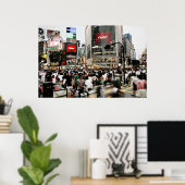 Shibuya Crossing Poster (Thuiskantoor)