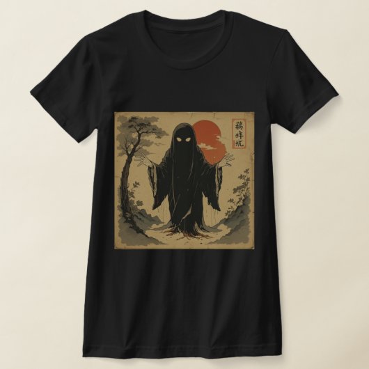 'Shibuya Ghost Rising' - Dark Spirit Art T-shirt (Laagn)