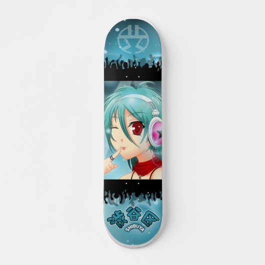 Shibuya Girl - Michiko Persoonlijk Skateboard (Voorkant)