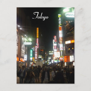 shibuya haalt tokio briefkaart