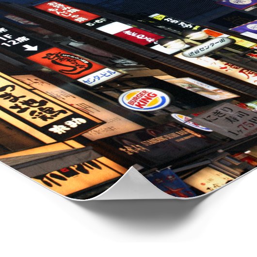 Shibuya Lights Poster (Hoek)