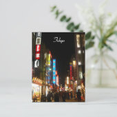 shibuya-nachten briefkaart (Staand voorkant)