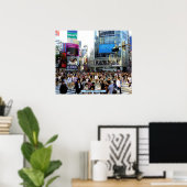 Shibuya, Tokio, Japan Poster (Thuiskantoor)