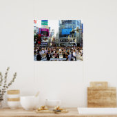 Shibuya, Tokio, Japan Poster (Keuken)