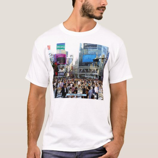 Shibuya, Tokio, Japan T-shirt (Voorkant)
