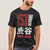 Shibuya Tokyo Japan Souvenir Japans Kanji Shibuy T-shirt (Voorkant)