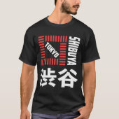 Shibuya Tokyo Japan Souvenir Japans Kanji Shibuy T-shirt (Voorkant)