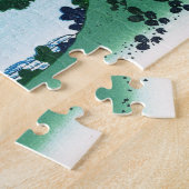 Shichiri-strand in de provincie Sagami Legpuzzel (Zijkant)